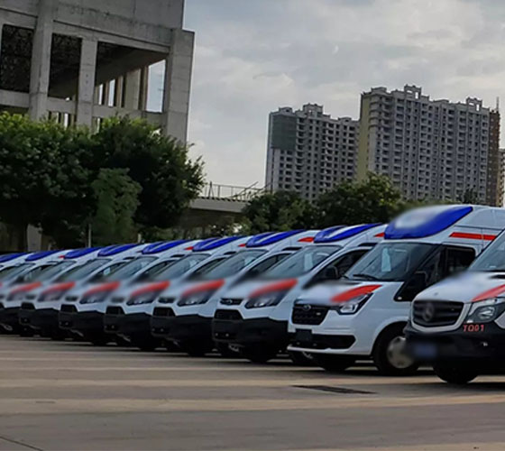 石泉县服务车队展示